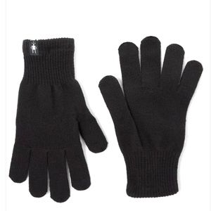 NEW NWT MENS SMARTWOOL LINER GLOVES MENS L LARGE BLACK FALL WINTER WOOL GLOVES